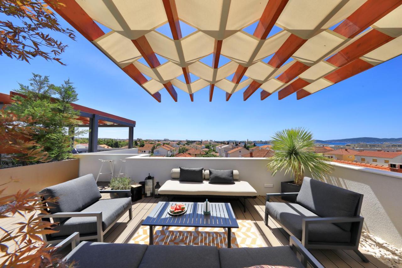 Penthouse Diem - Private Pool With Sea View Zadar Buitenkant foto