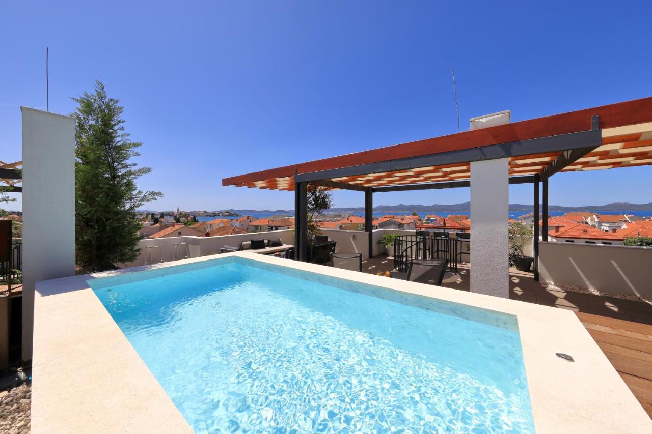 Penthouse Diem - Private Pool With Sea View Zadar Buitenkant foto