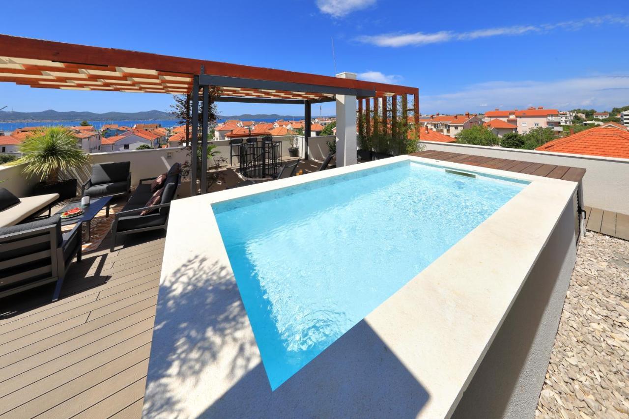 Penthouse Diem - Private Pool With Sea View Zadar Buitenkant foto